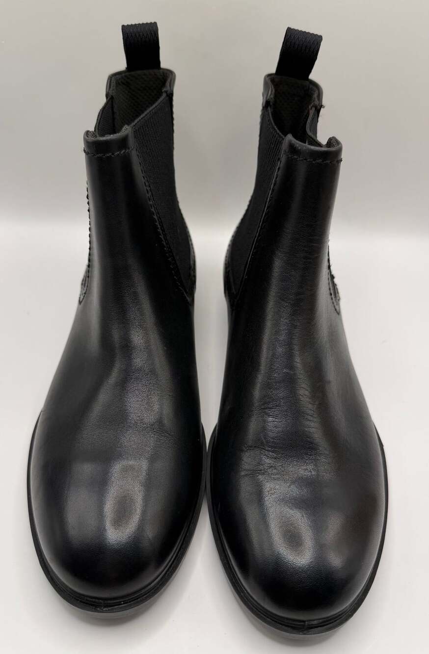ECCO Dress Classic 15 Womens Chelsea Boots Black Leather Size 40